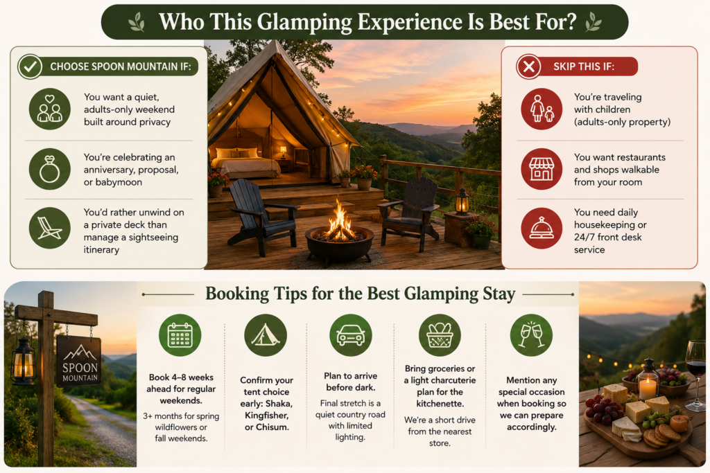 Who This Glamping Experience Is Best For?
