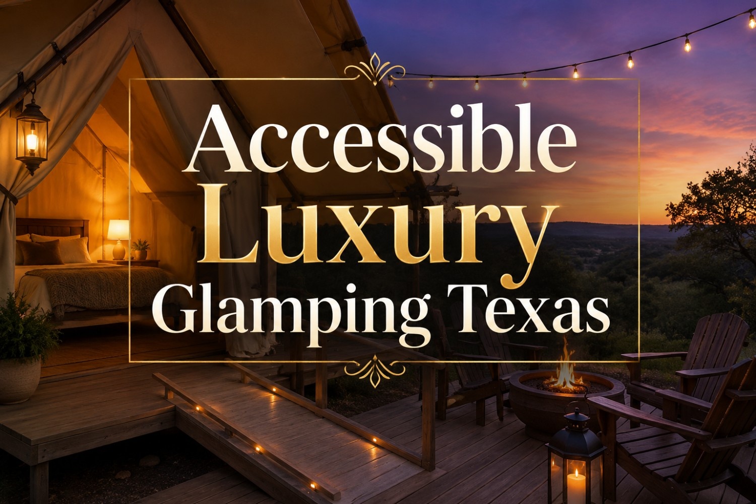 Accessible Luxury Glamping Texas