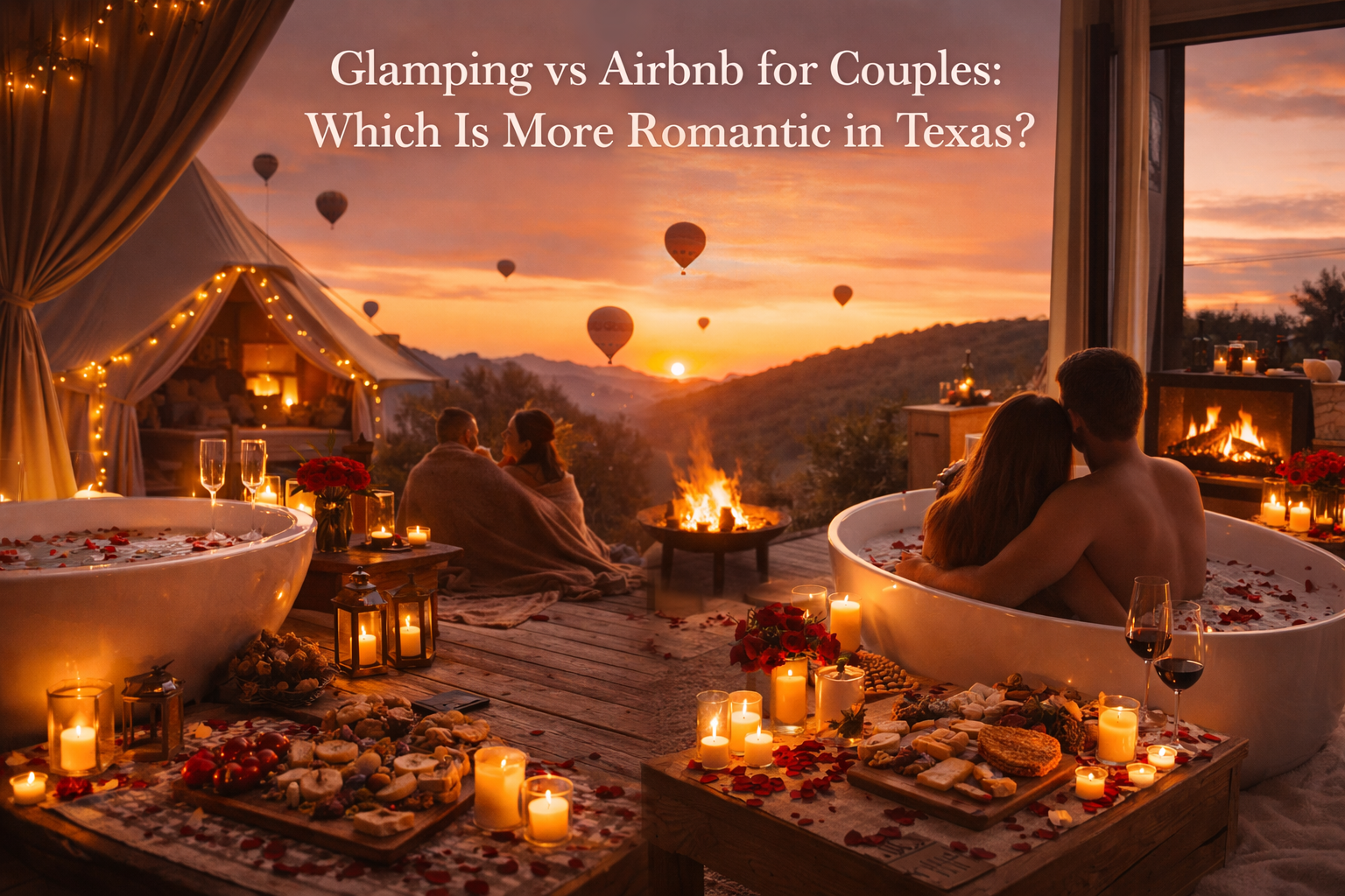 Glamping vs Airbnb for Couples