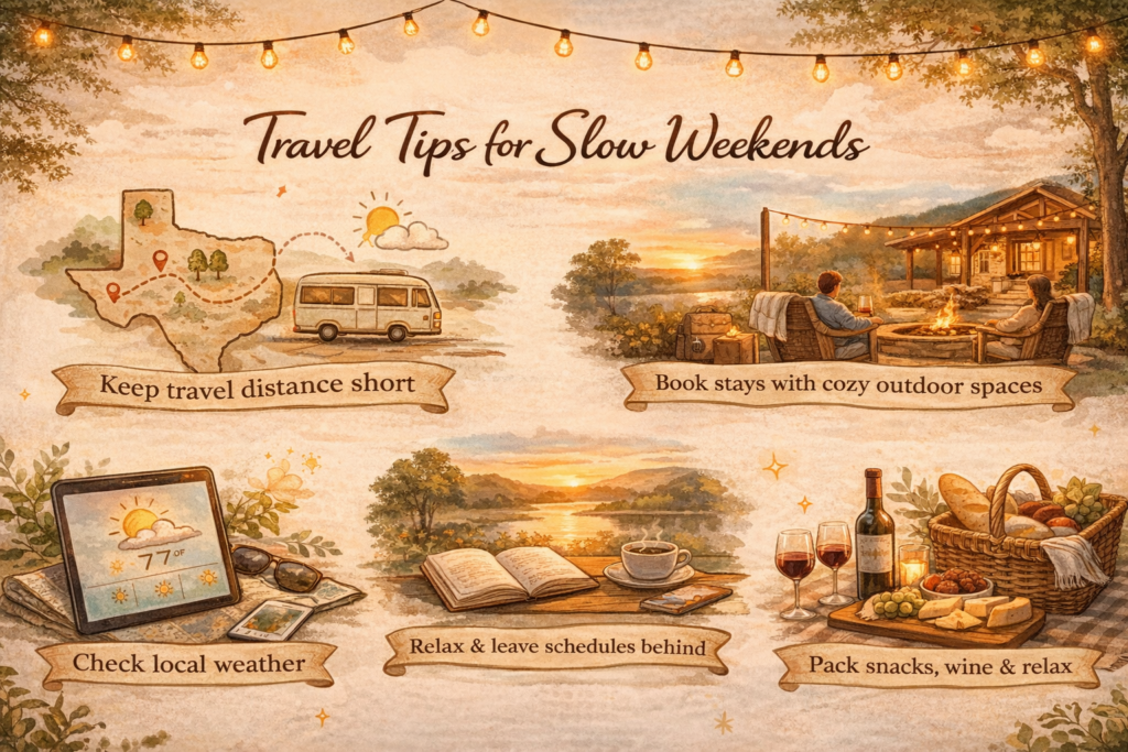 Slow Travel in Texas: 7 Magical Romantic Weekend Escapes (2026 Guide) 1 image Spoon Mountain Glamping