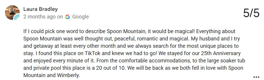 image 5 Spoon Mountain Glamping