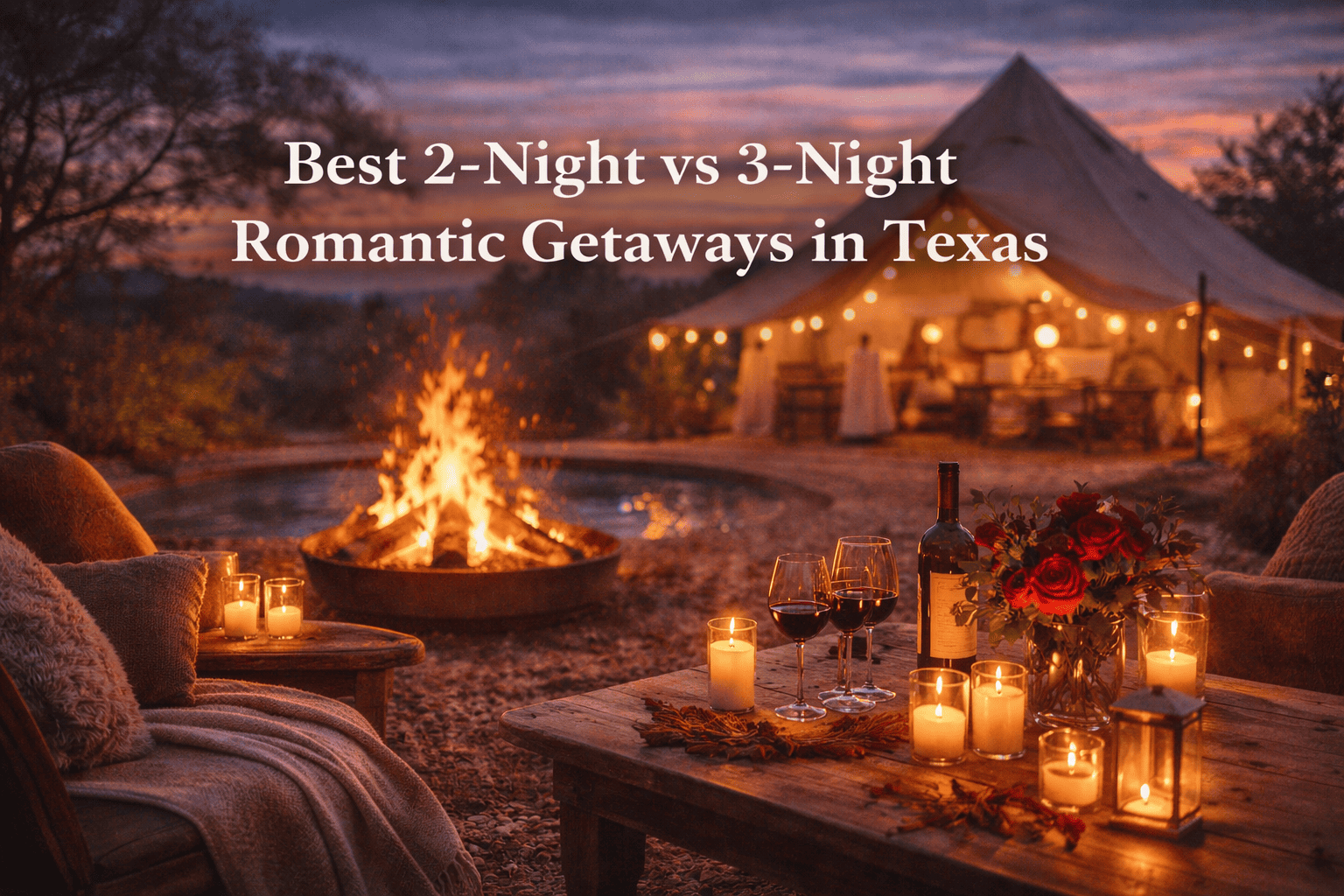 Best 2-Night vs 3-Night Romantic Getaways in Texas