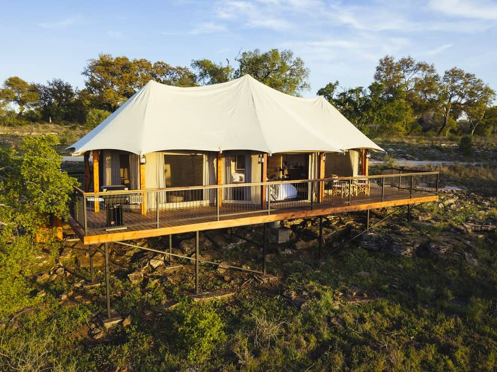 Luxury Glamping With Private Pools in Texas: 10 Best 2026 15 image 117 Spoon Mountain Glamping