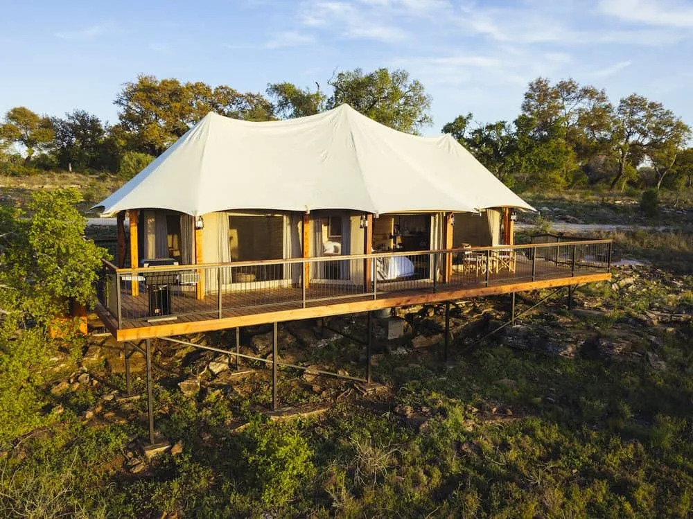Luxury Glamping With Private Pools in Texas: 10 Best 2026 15 image 117 Spoon Mountain Glamping
