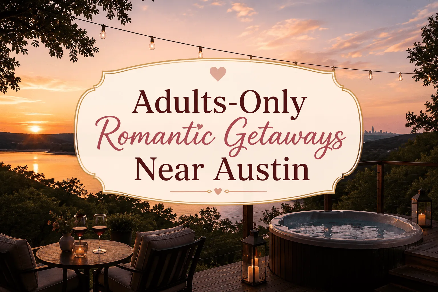Adults-Only Romantic Getaways Near Austin