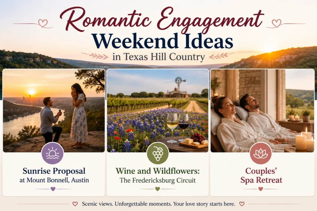 Engagement Weekend Texas Hill Country: 8 Dreamy Ideas 2026 7 Romantic Engagement Weekend Ideas in Texas Hill Country