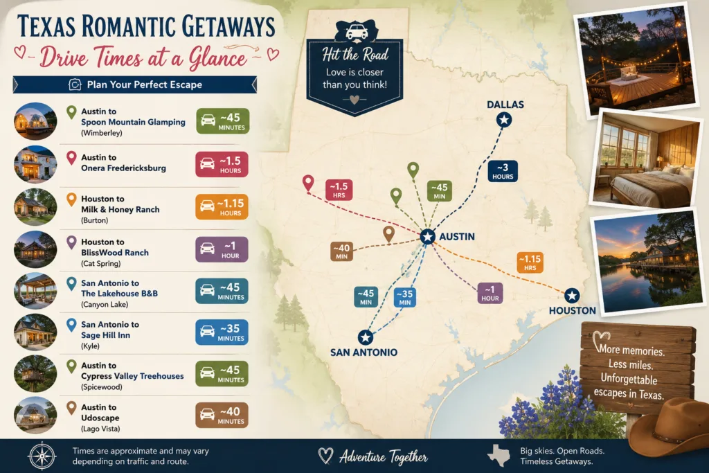 Weekend Getaways in Texas for Couples on a Budget