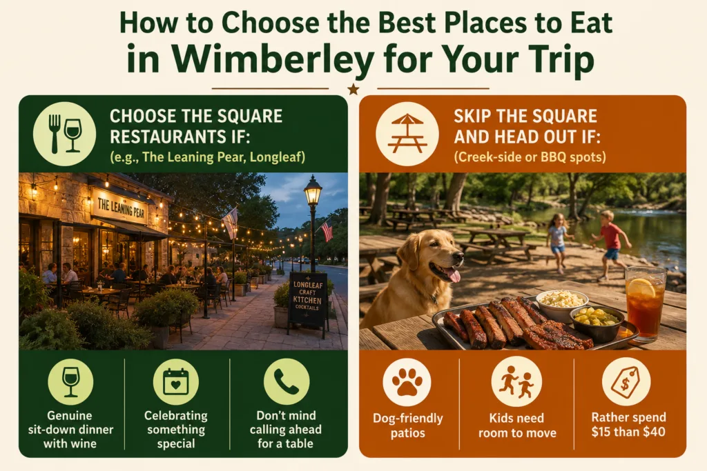 How to Choose the Best Places to Eat in Wimberley for Your Trip